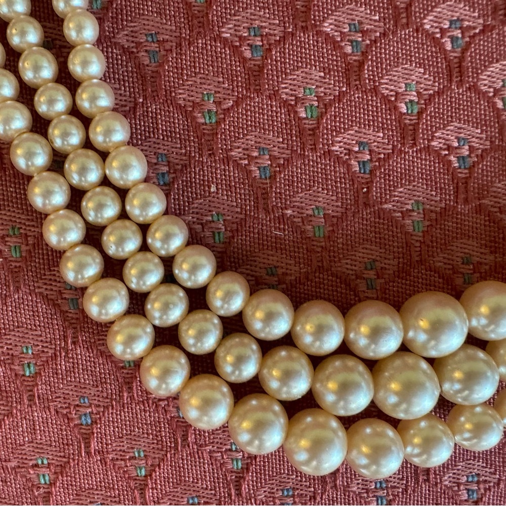 COPY - Antique Pearl necklace 13”